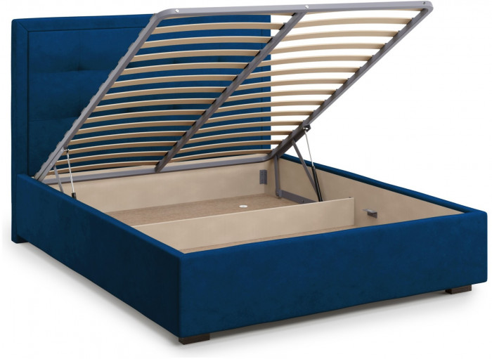 Кровать Komo 160 с подъемным механизмом, Velutto 26