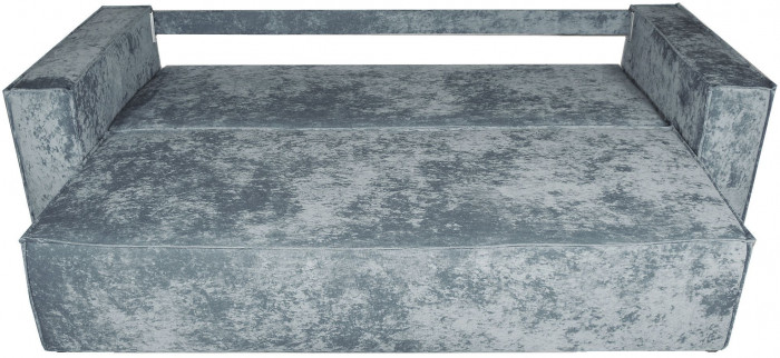 Диван-кровать Лофт Люкс Плюш, еврокнижка, независимый пружинный блок,140х195, серый