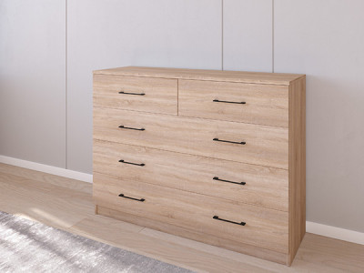 Комод 04/16 120х40х90 Сонома/Сонома