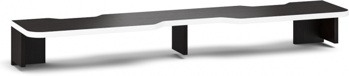 Надстройка для стола компьютерного С-МД-СК5-1400, венге/кромка белая