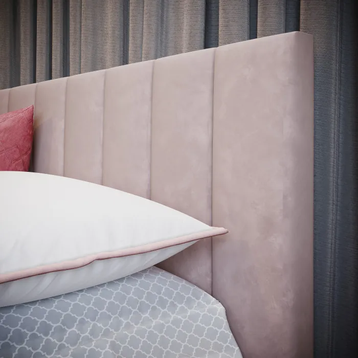 Нега Кровать интерьерная 140 пыльная роза, ортопед