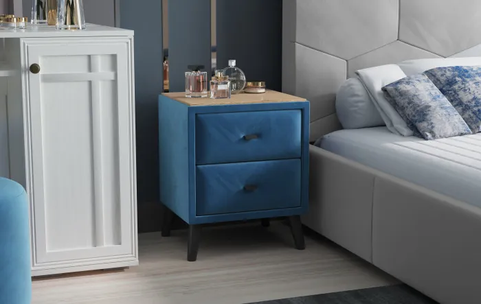 Тумба прикроватная интерьерная Пай атлантида/мдф дуб канадский