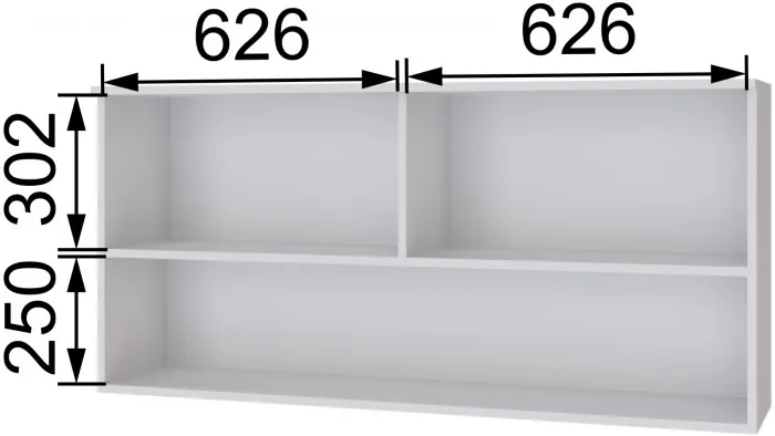 Толедо Полка навесная ТН-1 белый
