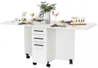 Стол-книжка с ящиками 1-6702бел, белый