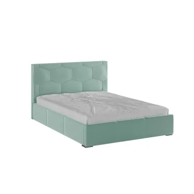 Манука Кровать интерьерная 140 мятный, ортопед
