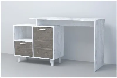 Эго Стол Ст-2 НГ (Камень Темный/Бетон Светлый)