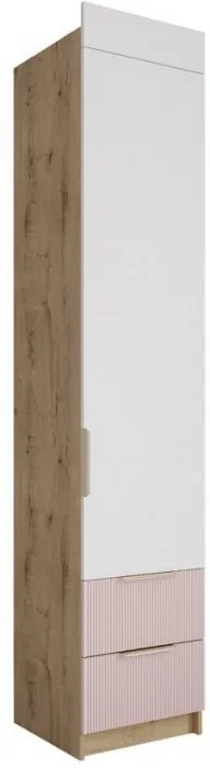 Модульная детская Лавис, композиция 1, Белый/Белый софт / Зеленый софт