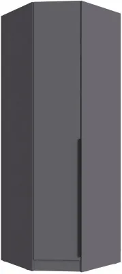 Шкаф угловой Мадрид угол скос, Графит серый