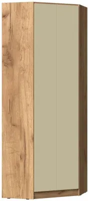 Челси Цвет Шкаф угловой (Слоновая кость/Дуб крафт)