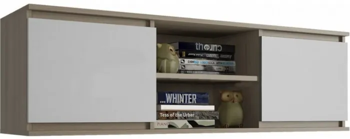 Челси Полка открытая (Антресоль) (Белый глянец, Белый)