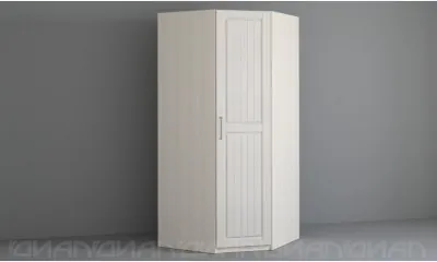 КЭТ-6 Кантри Шкаф Угловой R (Бодега белая / Сандал)