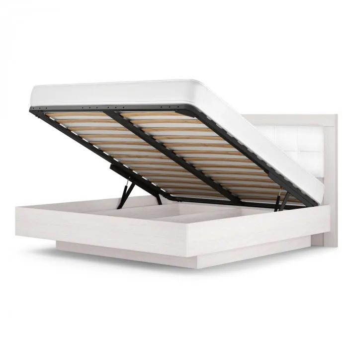 Кровать-5 с подъемным основанием 1400 экокожа Парма Нео