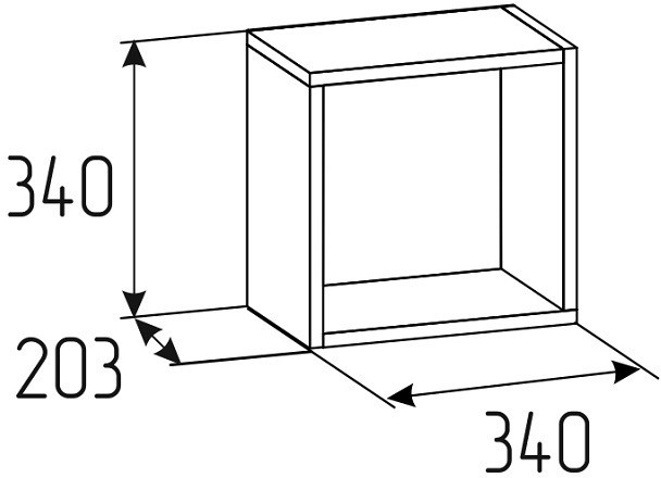 Куб 1 дуб золотистый Лойс 98