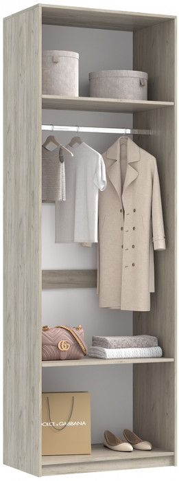 Тумба косметическая со шкафом 2х-ств Марвэл, Крафт серый/Кашемир