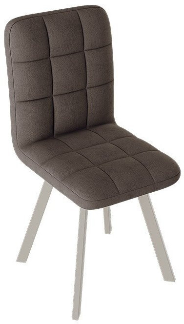 Франк ДП 2-17 Стул (паук) (Черный матовый/Кожзам Белый)