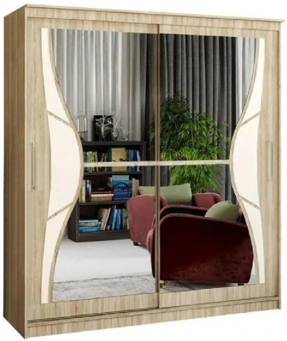 Шкаф-купе Элегант 1 1500 (Дуб Сонома)