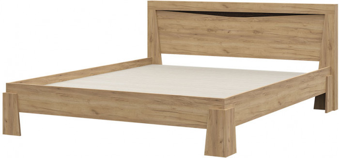 Спальня "Паола" КР 703 (1700х844х2120 мм) дуб крафт золото