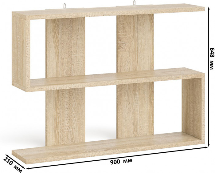 Мори компьютерный стол МС-6 правый + Тумба МТВ1200.1 + Полка 900, дуб сонома/белый