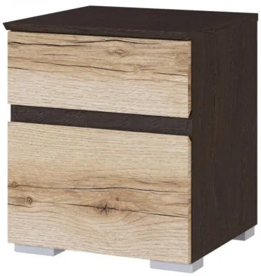 Плейона Тумба прикроватная венге/дуб делано