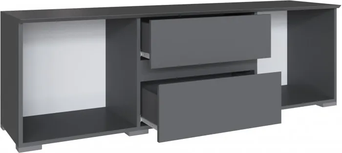 Тумба ТВ Плейона, Графит серый