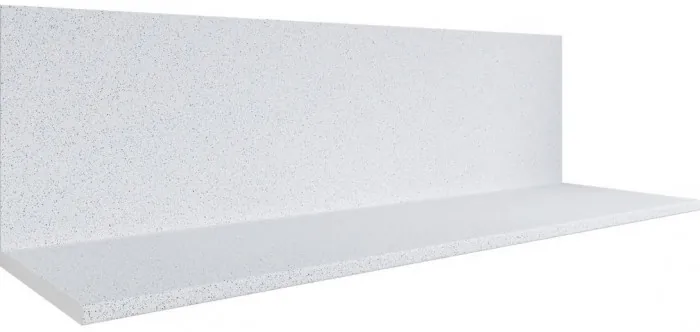 Кухонный гарнитур Марбл 1,6м Мрамор лайт/Мрамор дарк