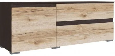 Плейона Тумба ТВ малая венге/дуб делано