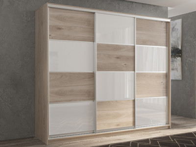 Шкаф-купе Кааппи 14 Кастелло Серый 240х45х230 см