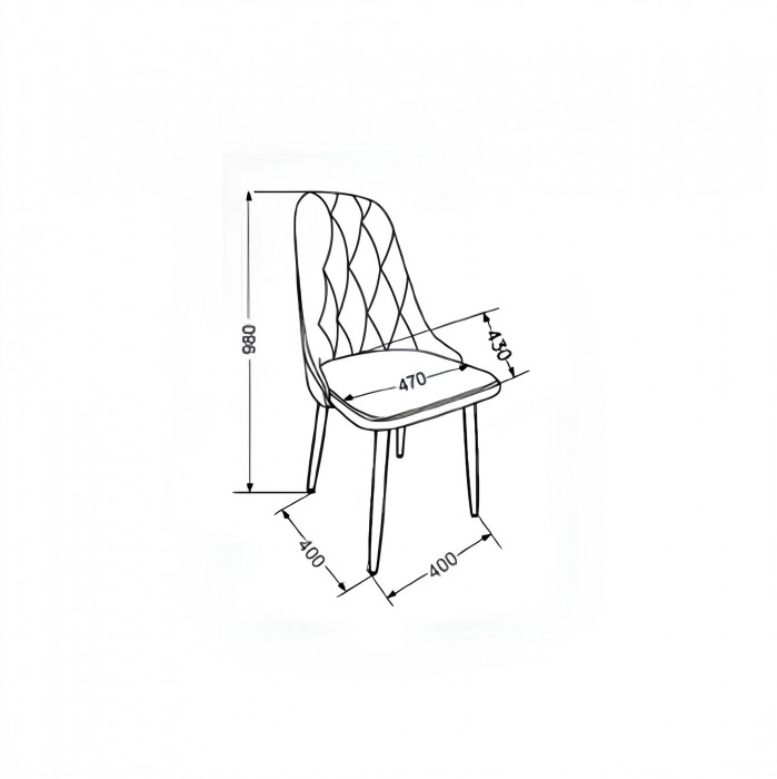 Стул "Граф" белый матовый Томми 14 пыльная роза