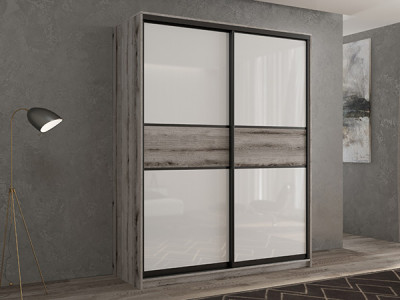 Шкаф-купе Кааппи 11 Эвок Окаменелый 160х45х230 см