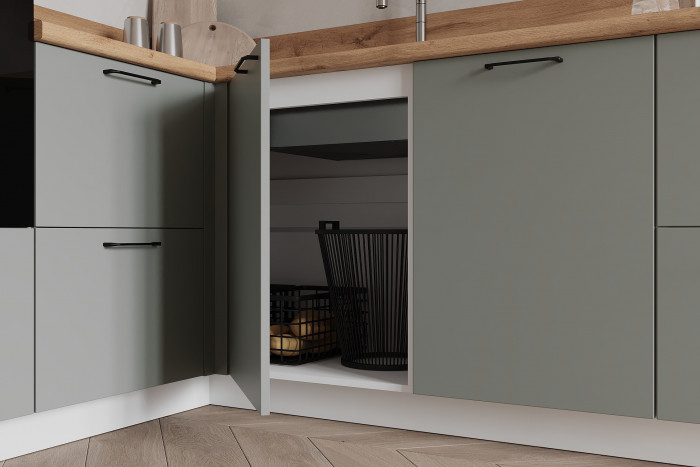 КГ Угловой 1500х2400 (без пм) Эмаль, Олива  Арника РМ