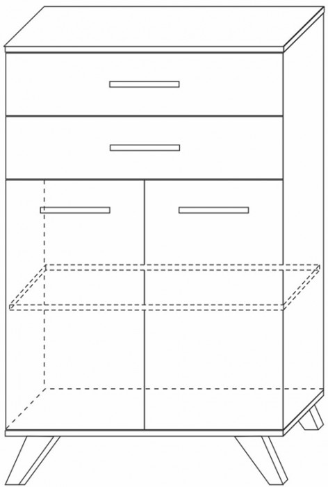 Гостиная Вега Скандинавия (комплект 7)