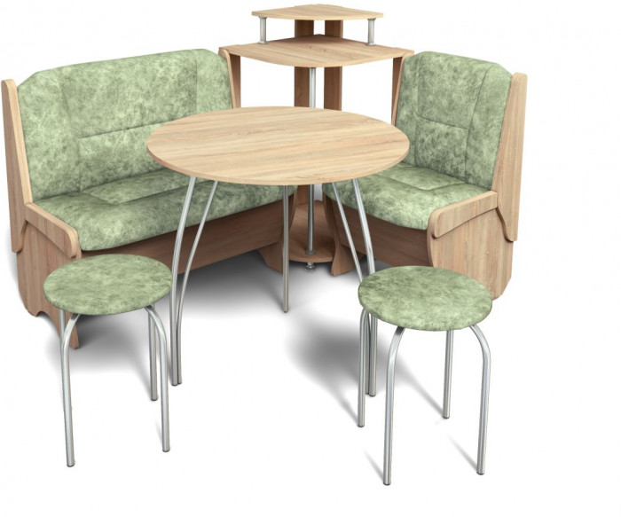 Кухонный набор Лотос дуб сонома/мохито