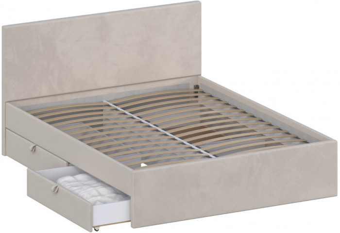 Кровать Тэя (кровать 160 + 2 ящ.), Микровелюр Zeekr-47