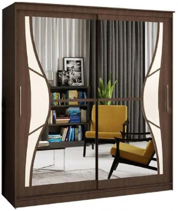 Шкаф-купе Элегант 1 1500 (Сандал светлый)