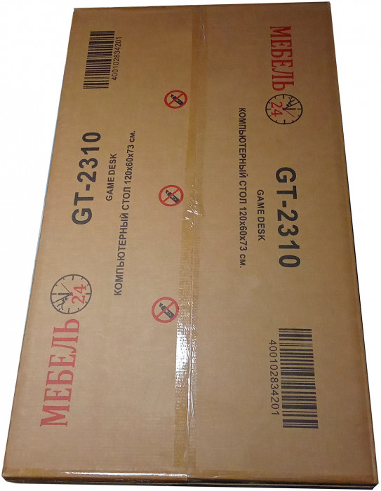 Игровой стол Мебель--24 GT-2310 + кресло компьютерное 103 чёрное, чёрный