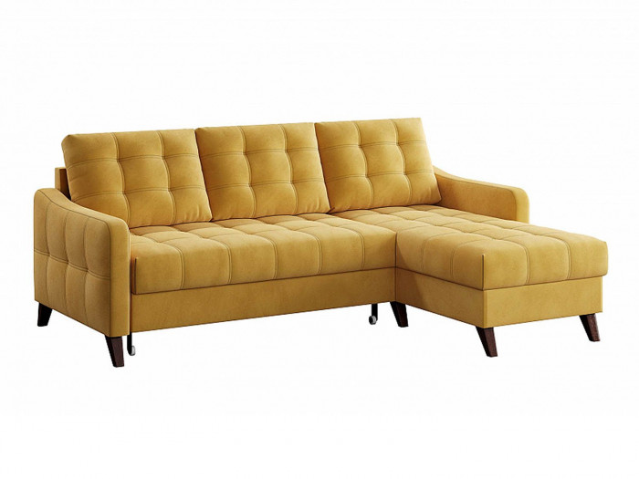 Диван угловой Римини-1 Ультра Мустард