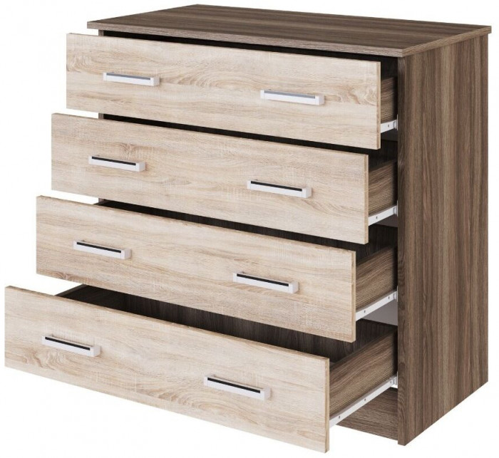Комод Катрин-3 ясень шимо/дуб сонома