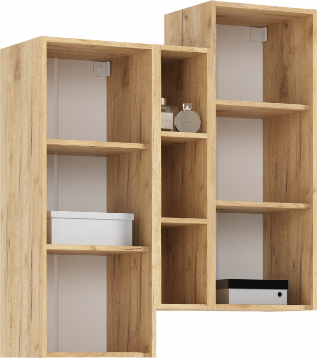 Флэш Модульная Гостиная, вариант №2, Браш вайт/Дуб крафт