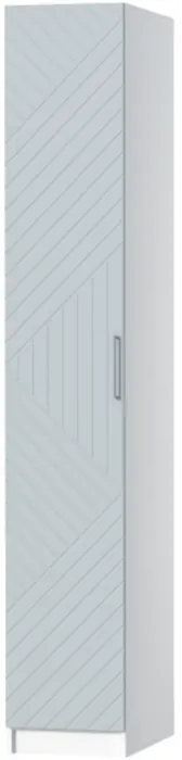 Шкаф-пенал №1 "Иннэс-7" - Белый/Монблан Р-856