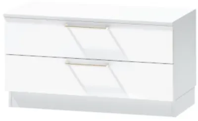 Тумба-5 прикроватная напольная "Иннэс-7", Белый