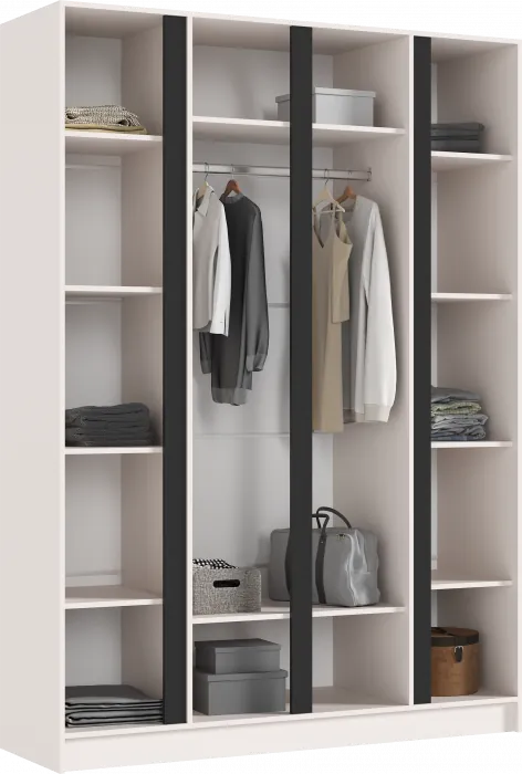 Келвин Шкаф 4-х створчатый (1600) (Кашемир, Кашемир)