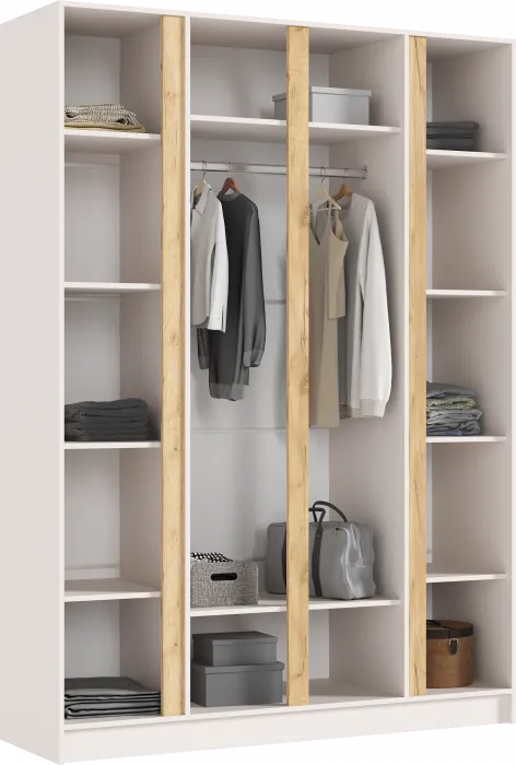 Келвин Шкаф 4-х створчатый (1600) (Кашемир, Кашемир)