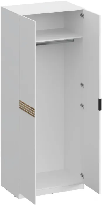 Модульная спальня Нао, набор №3, Дуб вотан/Графит (Профиль МДФ Дуб вотан)