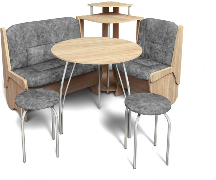 Кухонный набор Лотос дуб сонома/графит