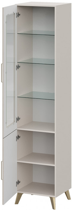 Пенал-витрина с декоративными опорами Антеро ПС-500