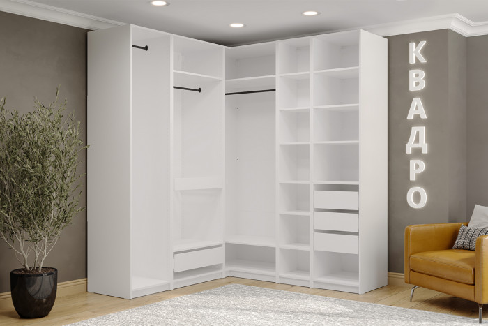 Гардеробная система Квадро. Комплект 8