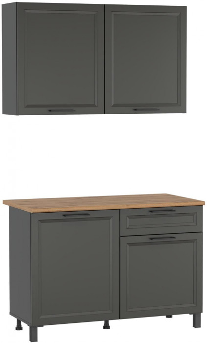 Кухня Римини 1200 диамант серый