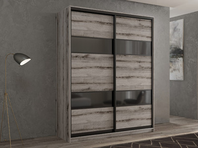 Шкаф-купе Кааппи 7 Эвок Окаменелый 170х60х230 см