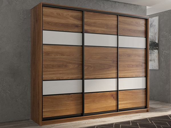 Шкаф-купе Кааппи 8 Кастелло Бренди 180х45х230 см