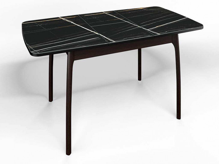 Стол СМ-3 Флорида опора массив изогнутая венге